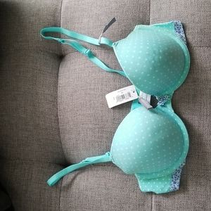 Aerie 34B polka dot bra